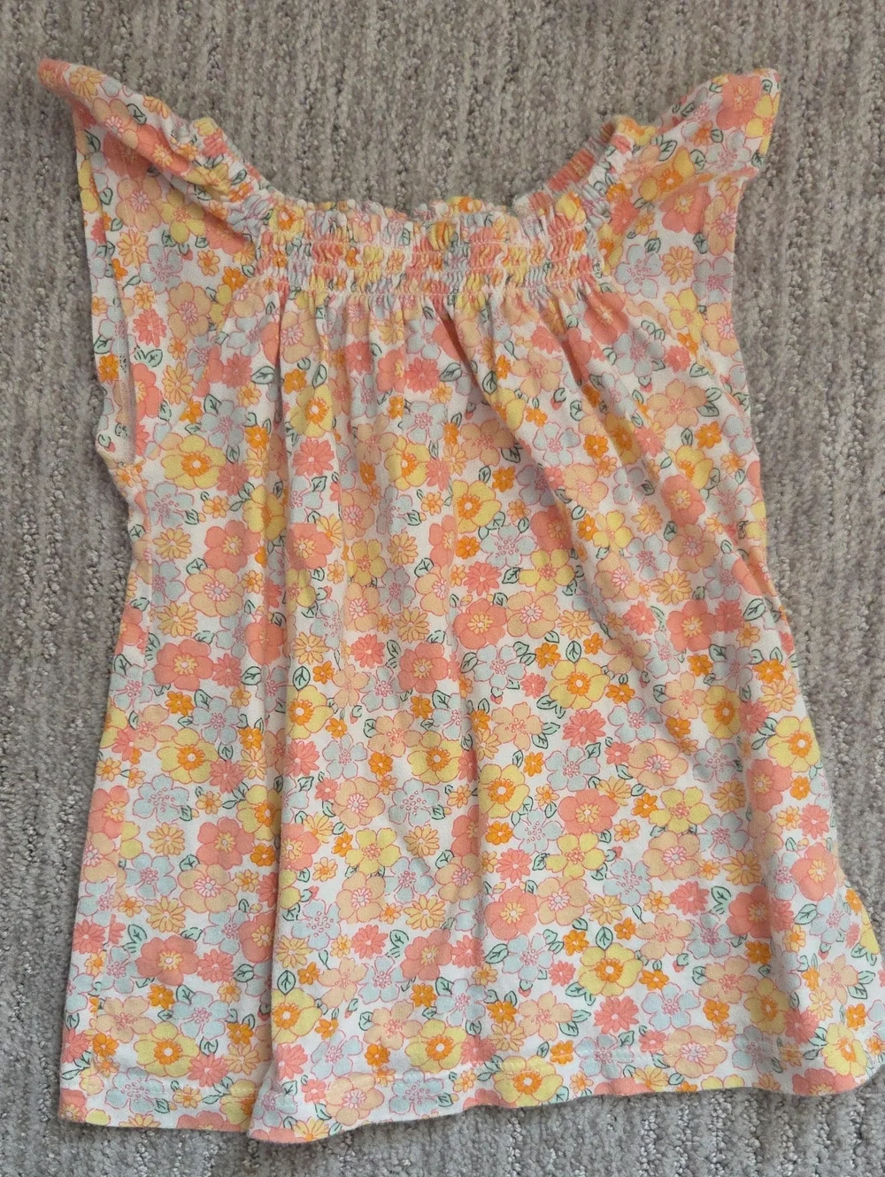 4T Girls Floral Tank